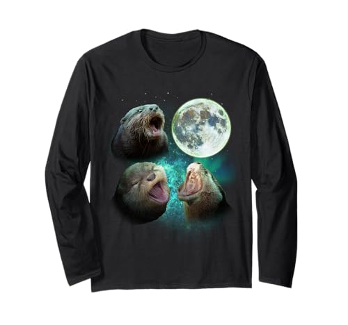 Three Otters Howl At Moon 3 Wolfs ��������p���f�B ����T�V���c