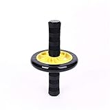 Core & Bauchtrainer Multifunktions abnehmbare Mute Rad Abdominal Startseite Übungs-Rolle Gummi Body Fitness Krafttraining Maschine Rad-Gym-Werkzeug Geeignet for Männer oder Frauen Bauchtrainer Id sit