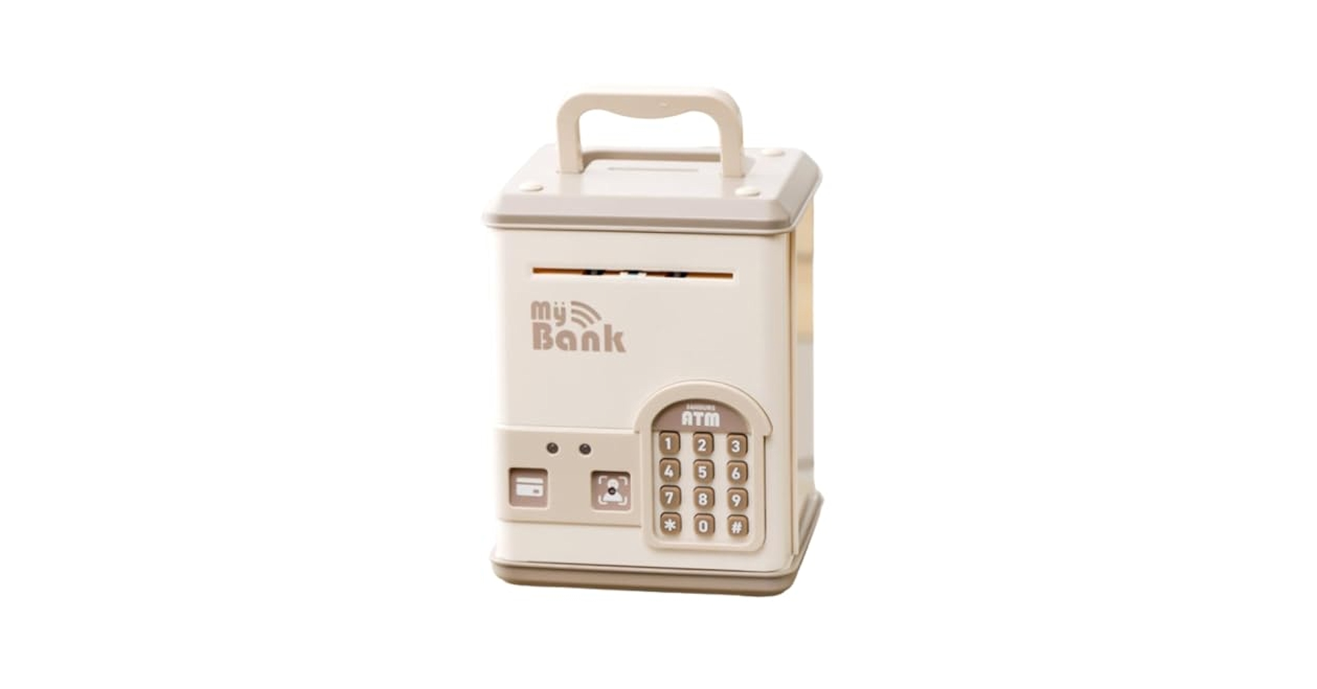 新品未使用品　スリーコインズ　3COINS 電子貯金箱　3個セット Amazon.co.jp: 電子貯金箱 ベージュ スリーコインズ 3coins
