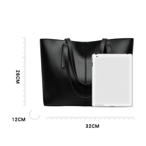 Zipper Tote Bag PU Leather Shoulder Purse for Women Large Casual Handbag Work Dating College4