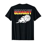 Deutschland Basketball Fans Trikot - Deutschland Flagge Sommersport T-Shirt