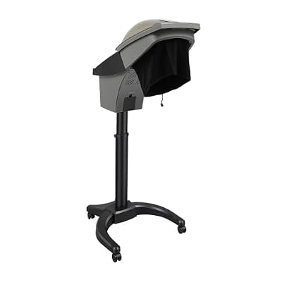 BANEBONE Hair Steamer Standing with 7-Color Light, 1700ml Tank