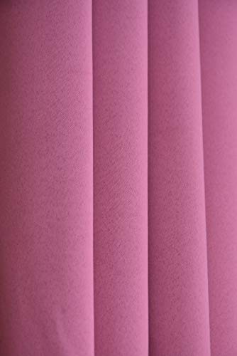 Image of LaVichitra 2 Pieces Premium Blackout Curtains - Thermal Insulated, 3 Layered, 100% Opaque Door Curtain - 7 ft, Pink