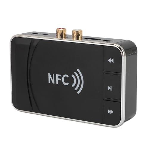 Zopsc NFC BT Receiver, T39 Desktop Digital Audio Converter, 3.5mm AUX BT 5.0 Adapter for Home Stereo System