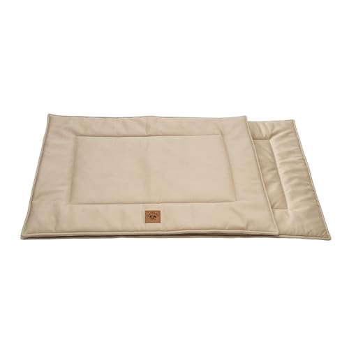 LionFlex WUFFNASE Anti-Haar Hundedecke 'Ella' | Indoor Outdoor | Ideal für die Couch oder für die Auto Rückbank | Made in Germany - hochwertige Produktqualität (Beige, 104 x 64 cm)