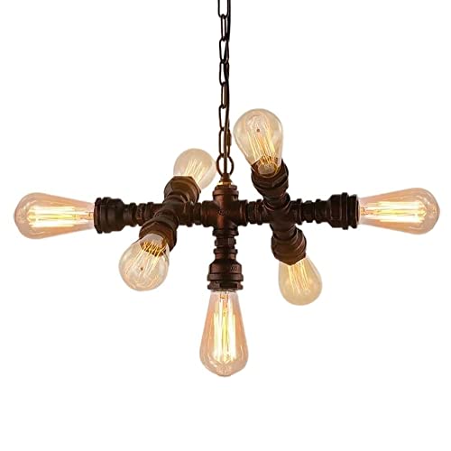Lustre 7 lumières vintage LUMIÈRE LEIL pour éclairer une grande pièce sombre