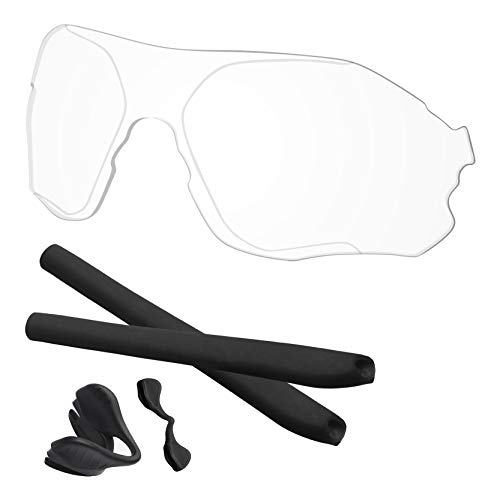 Image of EV Zero Range Lenses & Rubber Kits Replacement for Oakley Sunglass OO9327 Polarized
