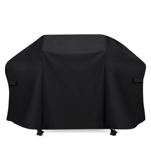 Delixike Housse de Barbecue 7108, Housse de Barbecue de 170 cm pour barbecues à gaz Weber Summit 400, revêtement en polyuréthane pour Weber Summit 470, 420,...