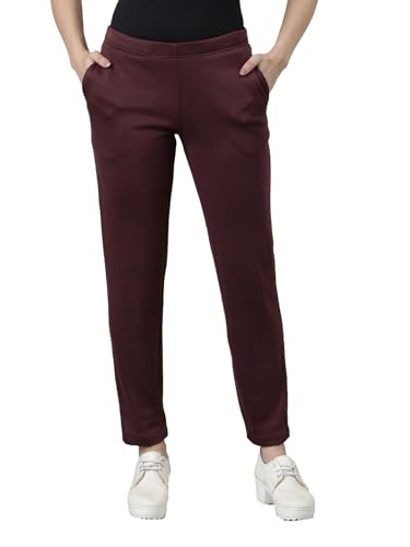 Image of GO COLORS Solid Ultra Warm Kurti Pant for Women | Mid Rise, Warm tech