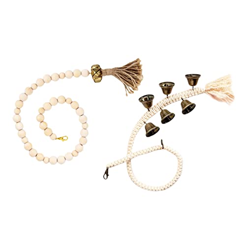 Levemolo Sturdy Pet Training Bells Rope Dog Doorbells for Puppies Indoor Hanging Doorbell Easy to Install