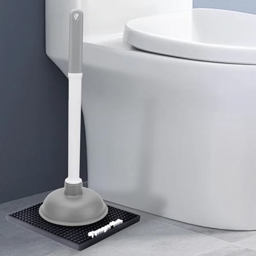 Image of Toilet plungers & Holders, Toilet Plunger with Holder Combo for Bathroom Cleaning, Quick-Drying Plunger with Holder