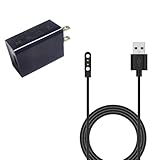 3.3FT Smart Watch Charger Magnetic USB Charging Cable with Plug for Letsfit Willful YAMAY VeryFitPro SW023 ID205L SW021 ID205U ID205S SW025 Uwatch 3S 3 2 2S