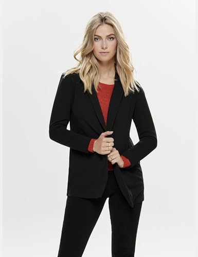 JACQUELINE de YONG JDY Damen leichte Jacke Blazer JDYGeggo Damensakko 15180572 Black M