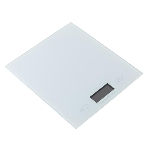 Botti Mono Küchenwaage | Hochpräzise (Genauigkeit 1 g) | Bis 5.000 g | LCD-Display | Automatische Abschaltung | Batterie- und Überlastungsanzeige | Gehärtetes Glas