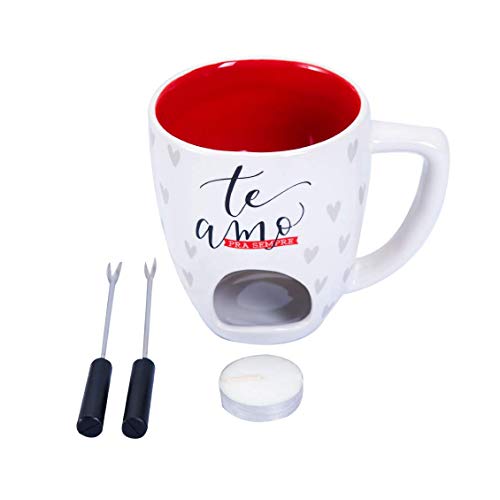 Caneca fondue - amor infinito