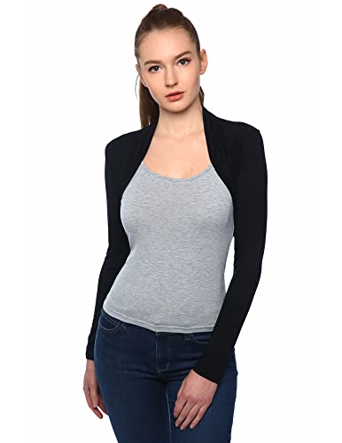 AmélieBoutik Women Lace Back Bolero Cropped Cardigan Shrug3