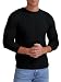Hisir Herren Winter Pullover Dicke Kabelstrick Lässig Rundhals Warm Langärmelig Sweater Strickpullover Rundhals Pulli Männer (schwarz, XL)