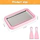 Eisplatte Eis Rolls zum Eis Machen DIY, Ice Cream Machine Rolls Maker mit 2 Spateln, Kleine DIY Eisrollen-Maschine Gelato Eis Rollmaschine für Kinder Familie (Rosa)