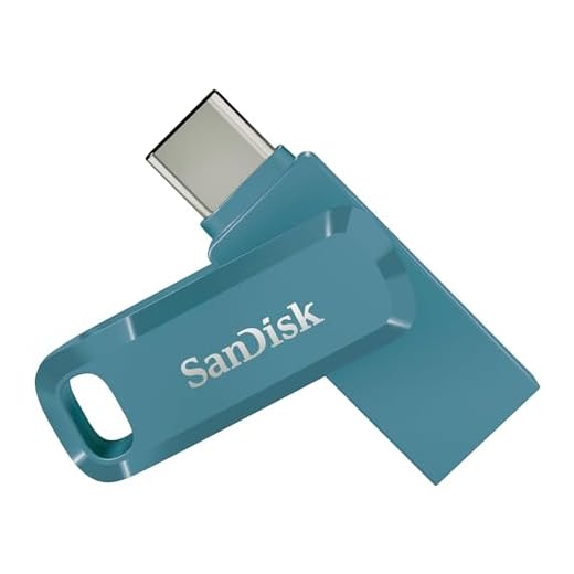 SanDisk 128 Go Ultra Dual Drive Go, Clé USB Type-C avec connecteurs USB Type-C et USB Type-A réversibles, jusqu'à 400 Mo/s, pour smartphones, tablettes, Mac et PC, Navagio Bay