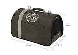 Transporter CAZO Premium dla psa lub kota, 50 x 27 x 26 cm, kolor szary, LPMG0901