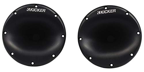 Image of Pair of Kicker 6.5 inch 400W Wakeboard Marine Component Speakers + Horn Tweeters