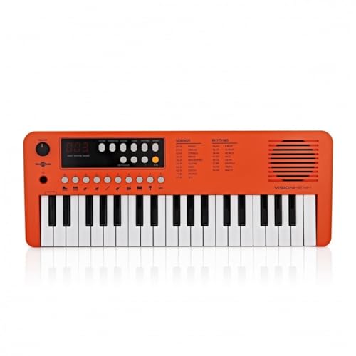 VISIONKEY-1 Portable 37-Key Mini Electric Keyboard Piano Orange