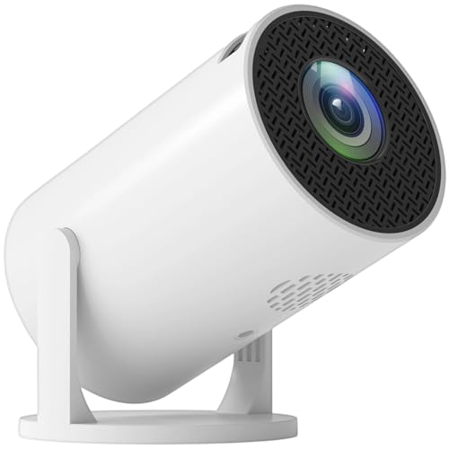 AWJUWHBJ Proyector de espejo de pantalla con cable de grado de oficina que ofrece imágenes de 1920 x 1080 e instalación flexible, proyector de películas al aire libre