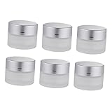 Photo Gallery toyzfriendy 6 pezzi barattoli vetro opaco per cosmetici contenitori vuoti portatili per viaggio dispenser ricaricabili per lozioni shampoo e essenziali Photo Gallery toyzfriendy 6 pezzi barattoli vetro opaco per cosmetici contenitori vuoti portatili per viaggio dispenser ricaricabili per lozioni shampoo e essenziali