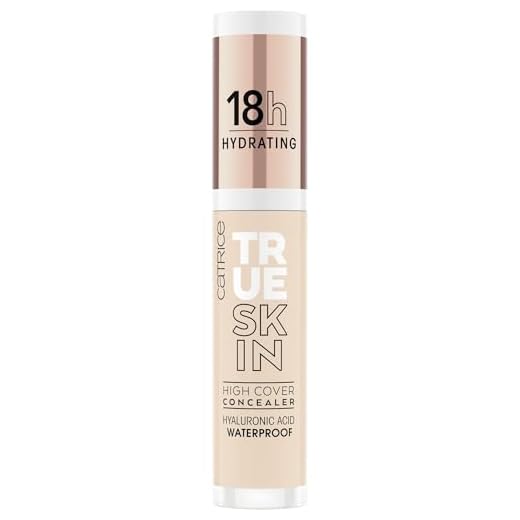 Catrice True Skin High Cover Concealer, Nr. 002, Nude, Anti-Pickel, feuchtigkeitsspendend, natürlich, für trockene Haut, vegan, ölfrei, wasserfest, ohne Alkohol, 1er Pack (4.5ml)