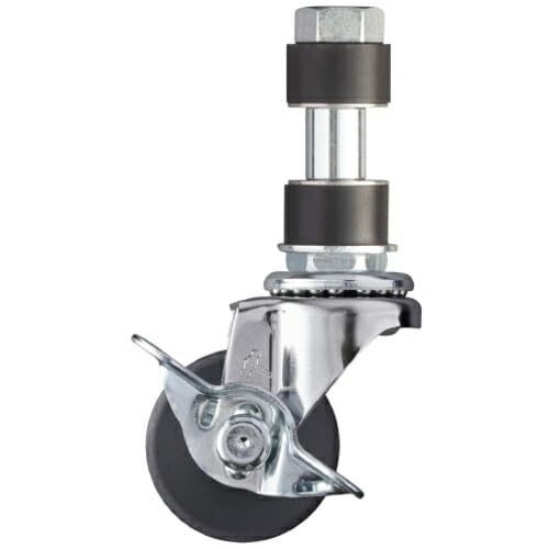 Hammer Pipe Insert Swivel Type MC Nylon Wheel for 1.6 inches (40 mm) φ0.8 inches (21 mm) with Stopper 4155EX-MC40