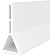 Duzzy 67 Inch Collapsible Shower Water Dam Shower Stopper Barrier