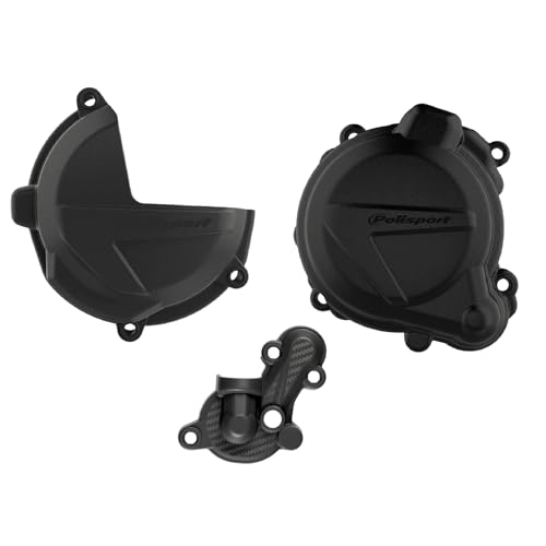 Couvercle embrayage Polisport 91000 noir pour éviter les fuites de carter cassé