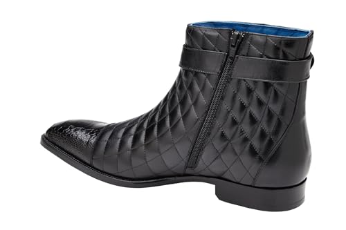 Libero Quilted Leather Ostrich Boot by Belvedere3
