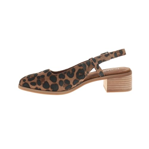 TOMS Womens Jaclyn Slingback Dress Casual Casual Low Heel 1-2" - Brown3
