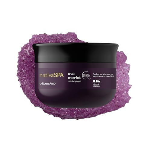 Image of Nativa SPA Merlot Grape Exfoliating Body Scrub, 7 oz