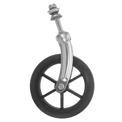 minkissy Wheel Chair Front Wheels Replacement Wheel for Wheelchair 1 Set with Steel Rubber