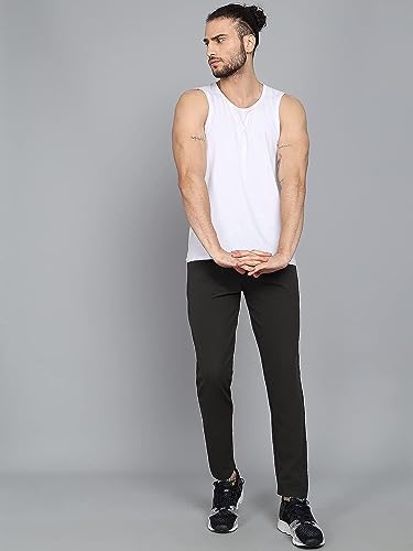 Image of Polyester Men's Joggers Regular Fit Stretchable Track Pant | Stylish Pajamas for Gym, Yoga and Running | Pack of 1 | Stretchable & Light Weight Jogger | Track Pants for Men