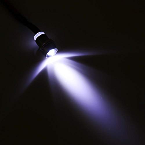 Keenso 4 piezas luz LED de indicador 12V para auto miniatura 3