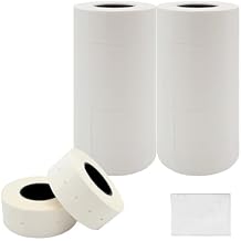 Motex 2 Line Blank Labels, Fits MX-2316NEW - 10,000 White Blank Price and Date Gun Labels