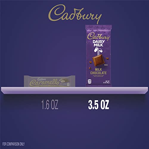 Cadbury Dairy Milk Milk Chocolate Candy Bars, 3.5 Oz (14 Count) #TOP5