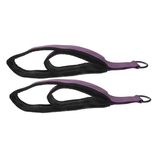 GALPADA Yoga Straps Set Pilates Bands Fitness Equipment Stretching Strap Multi-function Elastic Band for Body Toning Flexibility