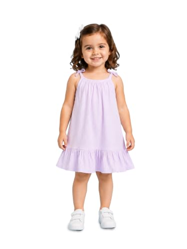 Image of Kidbea Cotton Girls Dress | Ultra-Soft Summer Wear Casual Dress for Kids
