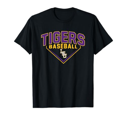 LSU Tigers Baseball Bullpen Black Officially Licensed T-Shirt