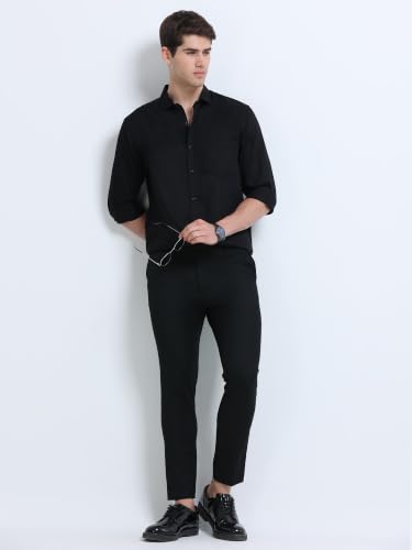 Image of Miraan Men's Satin Long Sleeve Casual Shirt (GASATIN)