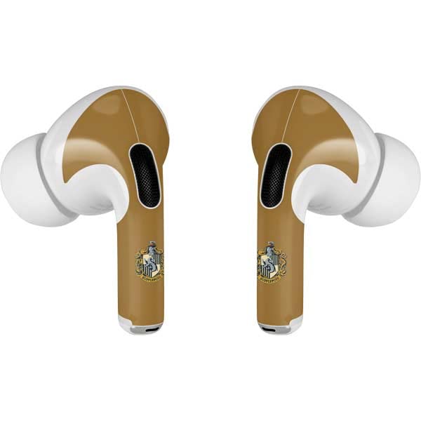 Skinit Decal Audio Skin Compatible with AirPods Pro 2nd Gen - Officially Licensed Wizarding World Harry Potter Hufflepuff House Crest Design