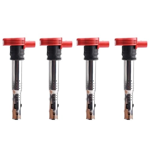 �G���W���_�΃R�C�� Compatible With J&etta 2.0FSI 2.0TFSI 2.5L 2006 2007 2008 2009 2010 2011-2016 06E905115G 07K905715F �ԗp�C�O�j�b�V�����R�C��(4pcs)