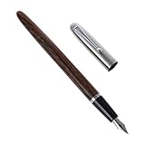 ♥Cantidad: 1 PC Folewr-8 Pluma Estilográfica - Jinhao 51 Madera Pluma Fuente - 0.5mm