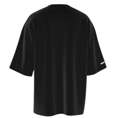 TEESANIME Store TEESANIME Anime Death Metal Oversized T-Shirt Black - Image 3