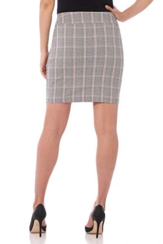 Image of Rekucci Women's Ease Into Comfort Above The Knee Stretch Pencil Skirt
