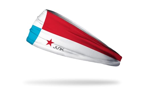 JUNK Brands Panama Flag Big Bang Lite Headband - Moisture-Wicking Performance Fabric Non-Slip Sports Sweatband for Men & Women - One Size - Panama